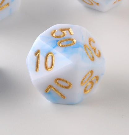 Oceantransparent Dungeons & Dragons Dice Set(DND Dice Set)