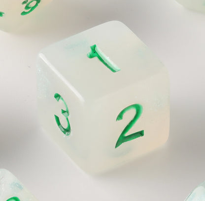 Semi-Transparent Eggshell Dungeons & Dragons Dice Set(DND Dice Set)