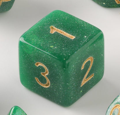 Emerald Elixir Dungeons & Dragons Dice Set(DND Dice Set)