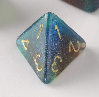 Galactic Sundown Dungeons & Dragons Dice Set(DND Dice Set)