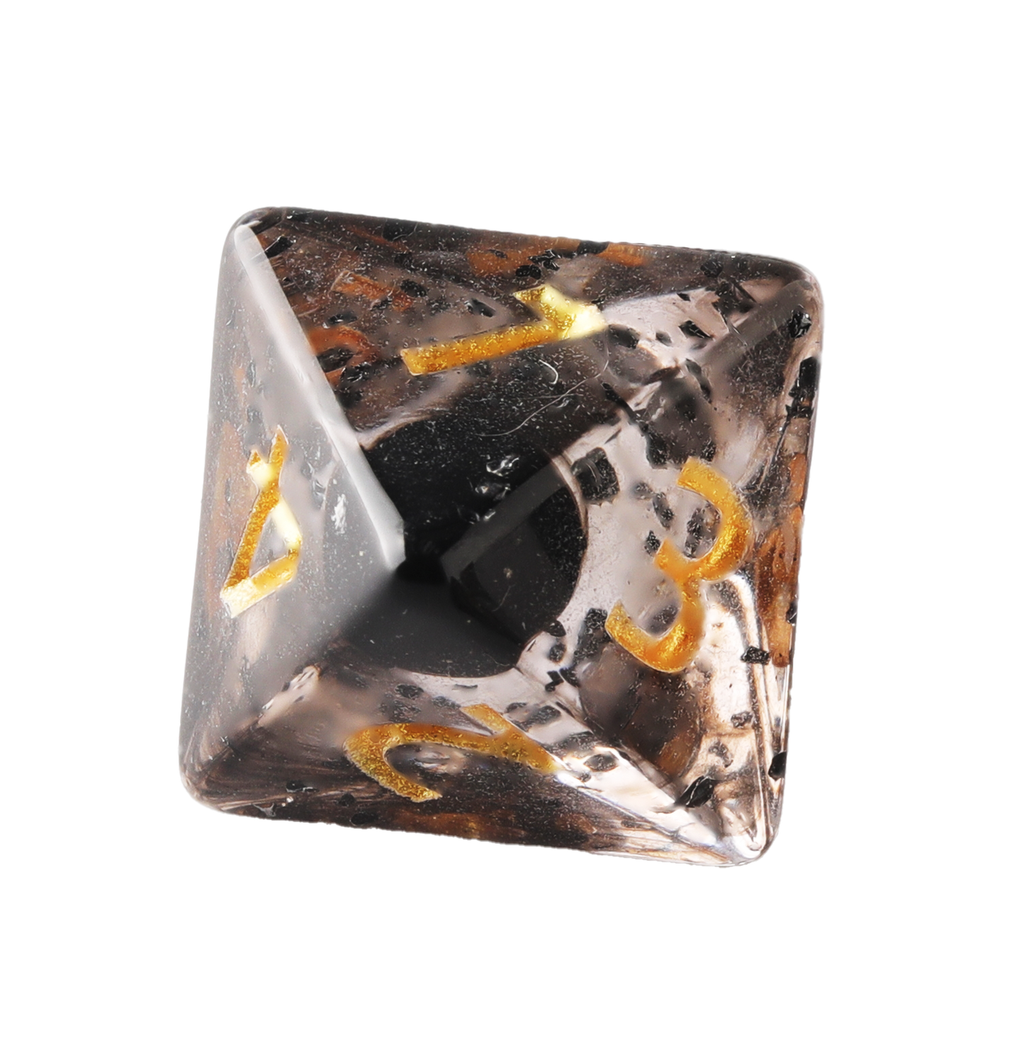 Black crystal Dungeons & Dragons Dice Set(DND Dice Set)