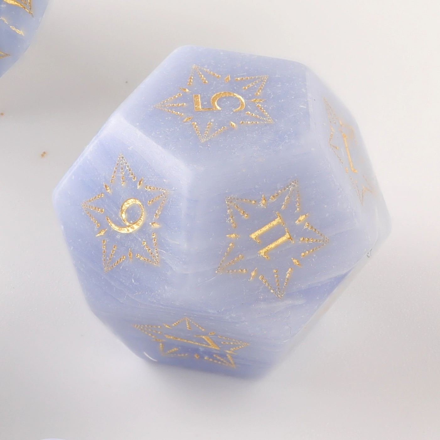 Purple Draconian Gemstone Dungeons & Dragons Dice Set (DND Dice Set)