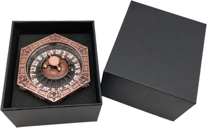 Chromatic Dragon's Fortune Dial - Multi-Function D&D Metal Dice with Rotating Dials & Number Wheel