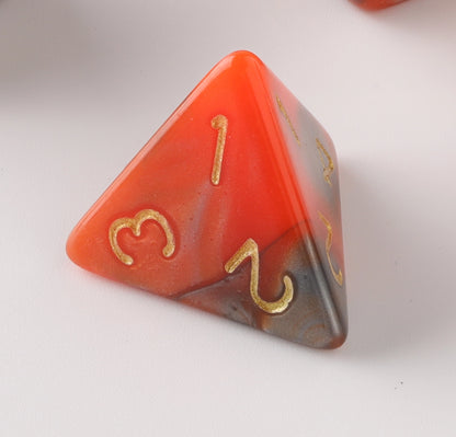 Lava Burst Dungeons & Dragons Dice Set(DND Dice Set)