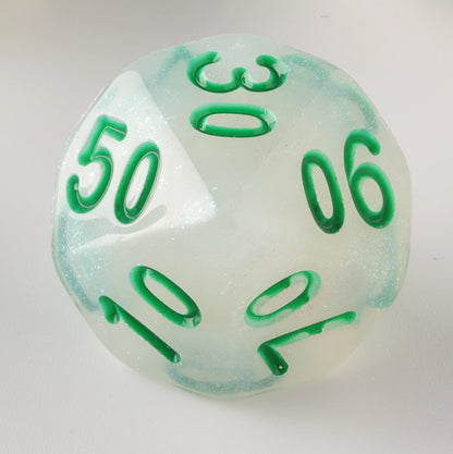 Semi-Transparent Eggshell Dungeons & Dragons Dice Set(DND Dice Set)