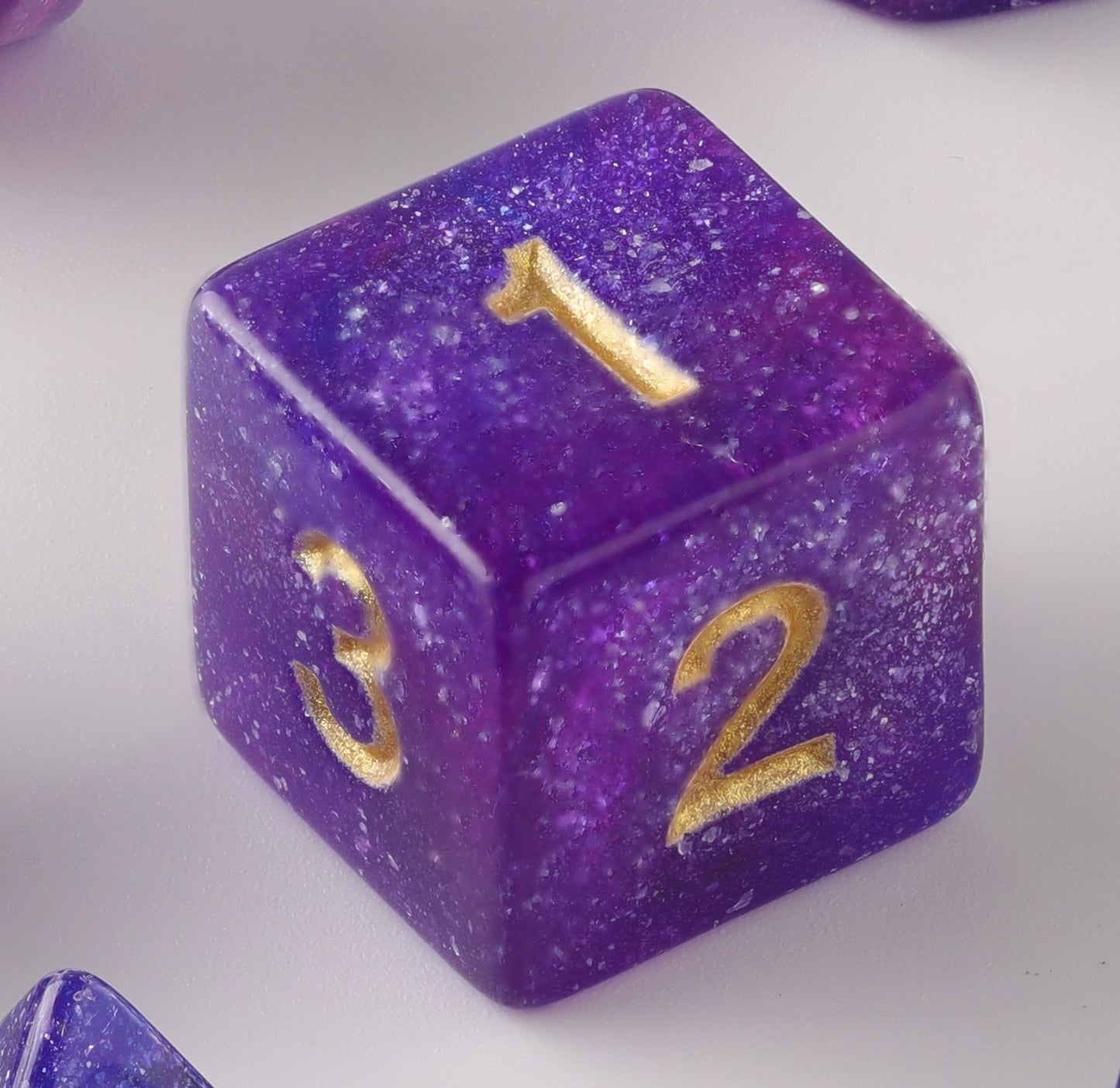 Galactic Amethyst Dungeons & Dragons Dice Set(DND Dice Set)