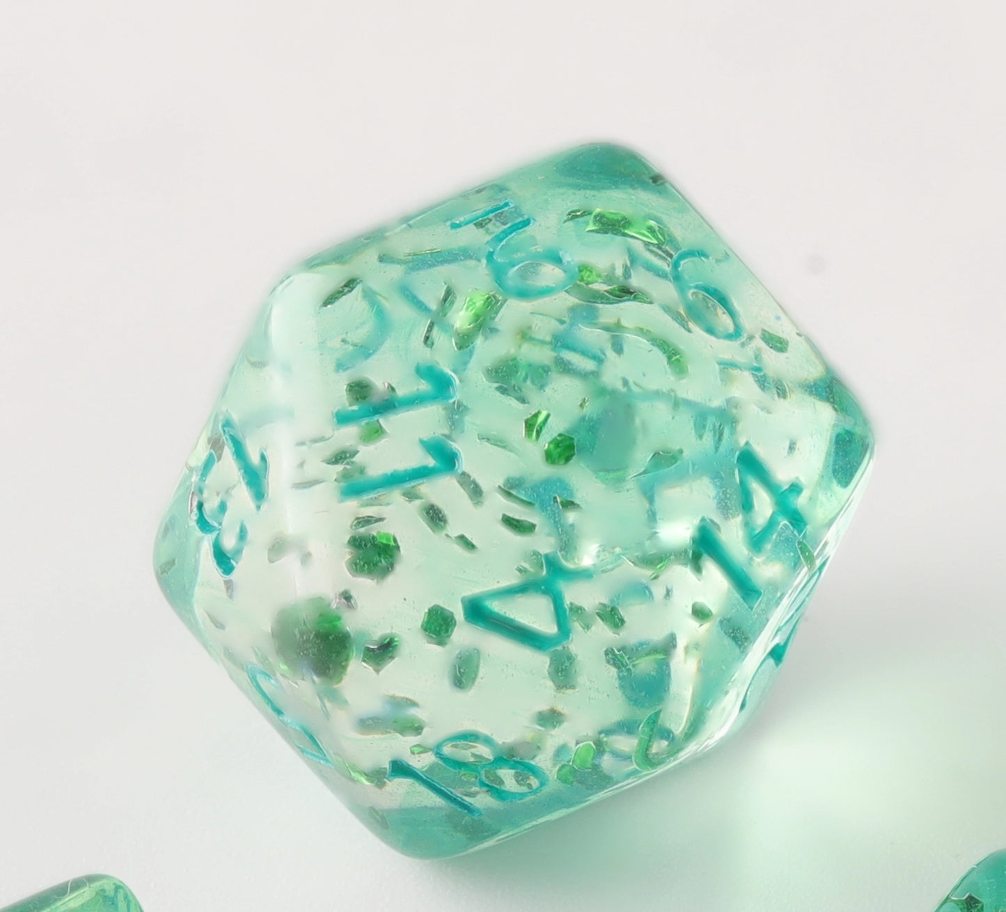 Emerald Whisper Dungeons & Dragons Dice Set(DND Dice Set)