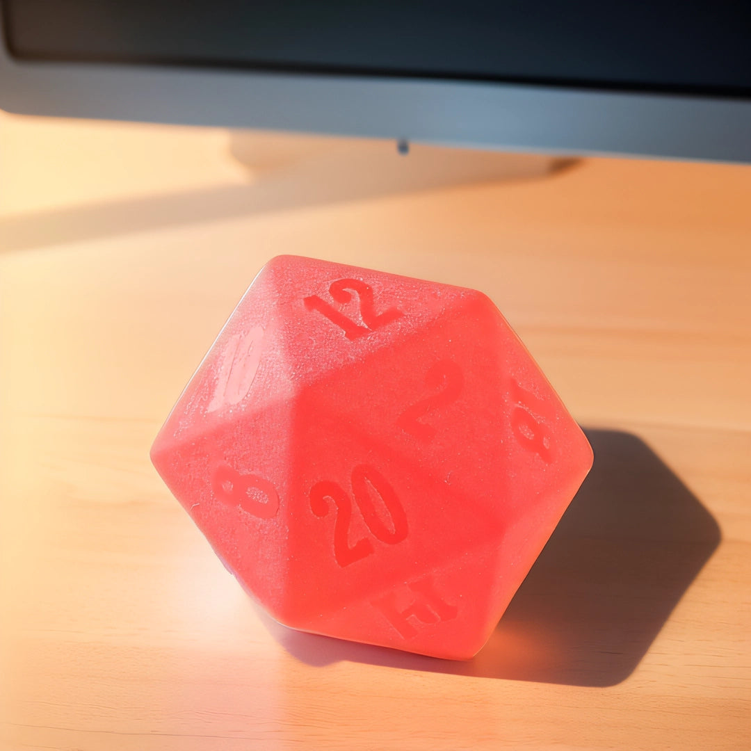 Ruby Mist Glass Dungeons & Dragons Dice Set(DND Dice Set)