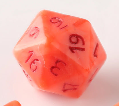 Ember Glow Dungeons & Dragons Dice Set(DND Dice Set)