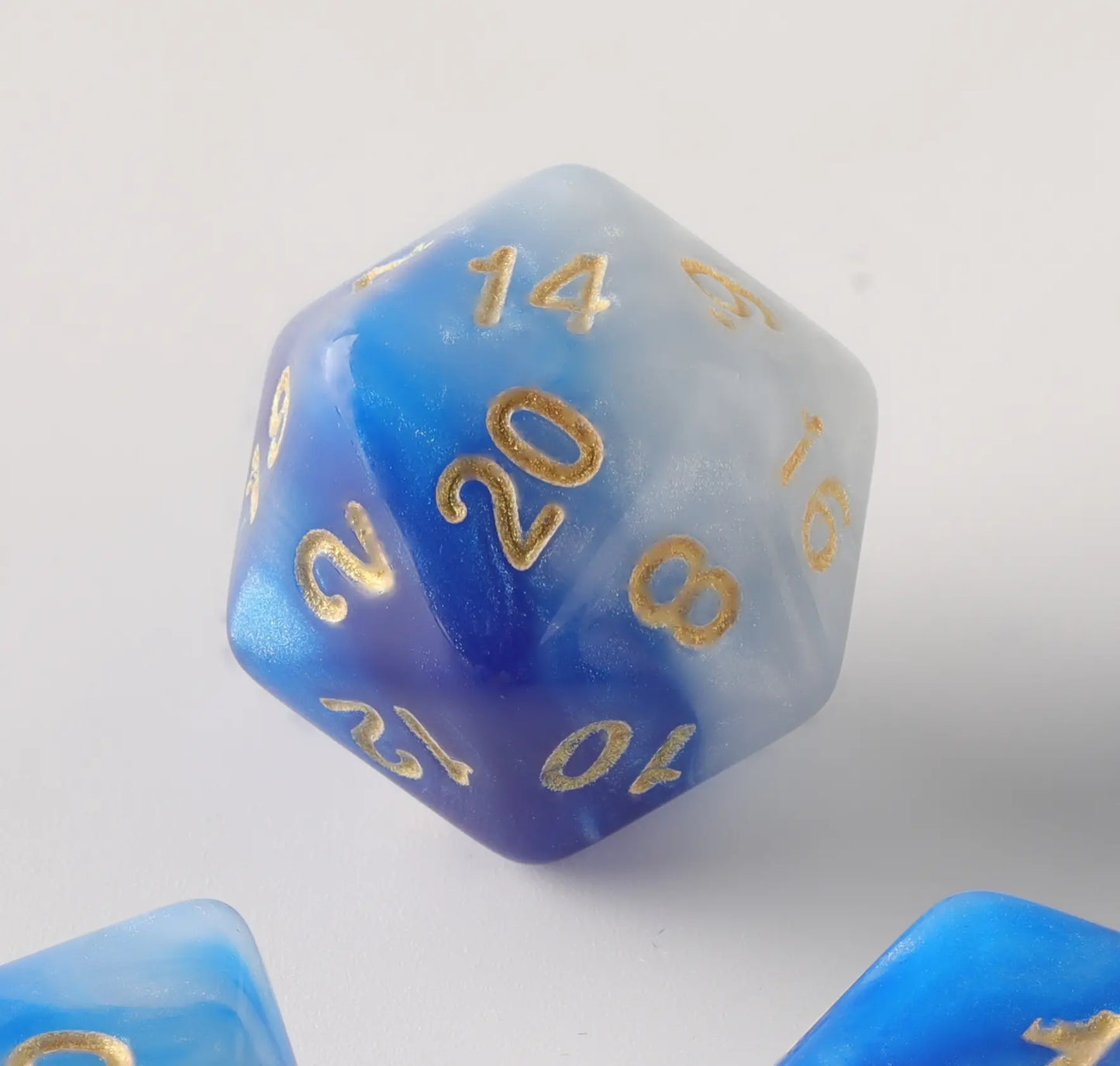 Blue Milk Dungeons & Dragons Dice Set(DND Dice Set)