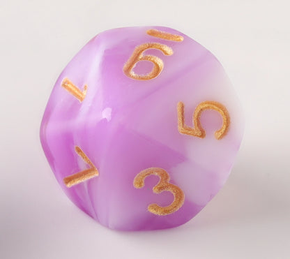 Purple Veil Dungeons & Dragons Dice Set(DND Dice Set)