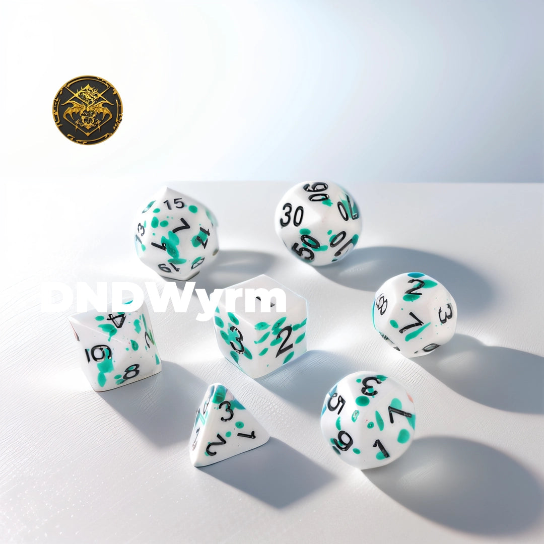 Verdant Mist Dungeons & Dragons Dice Set(DND Dice Set)