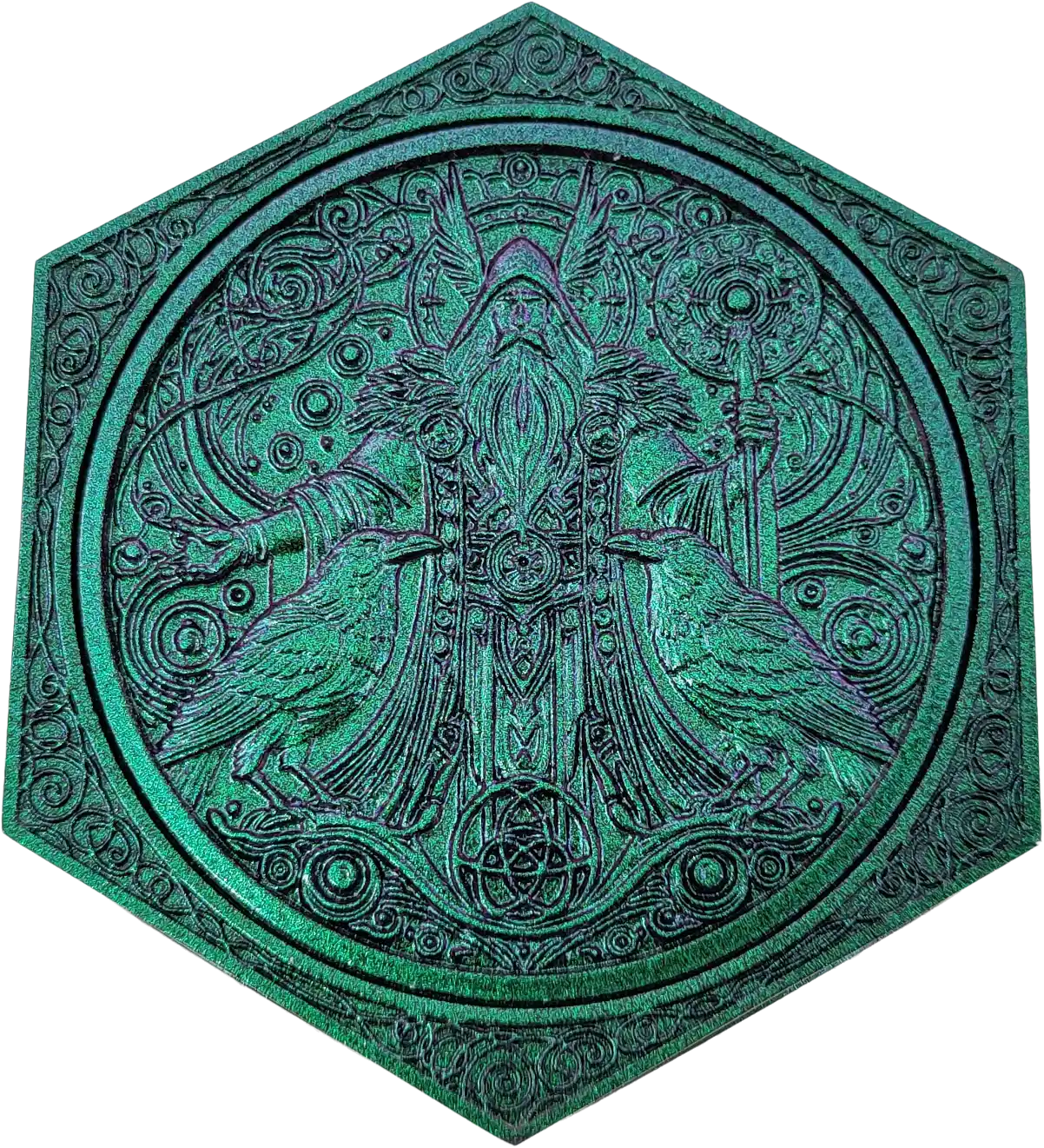 Chromatic Dragon's Fortune Dial - Multi-Function D&D Metal Dice with Rotating Dials & Number Wheel