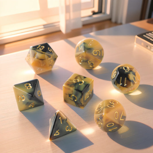 Umber Shadows Dungeons & Dragons Dice Set(DND Dice Set)