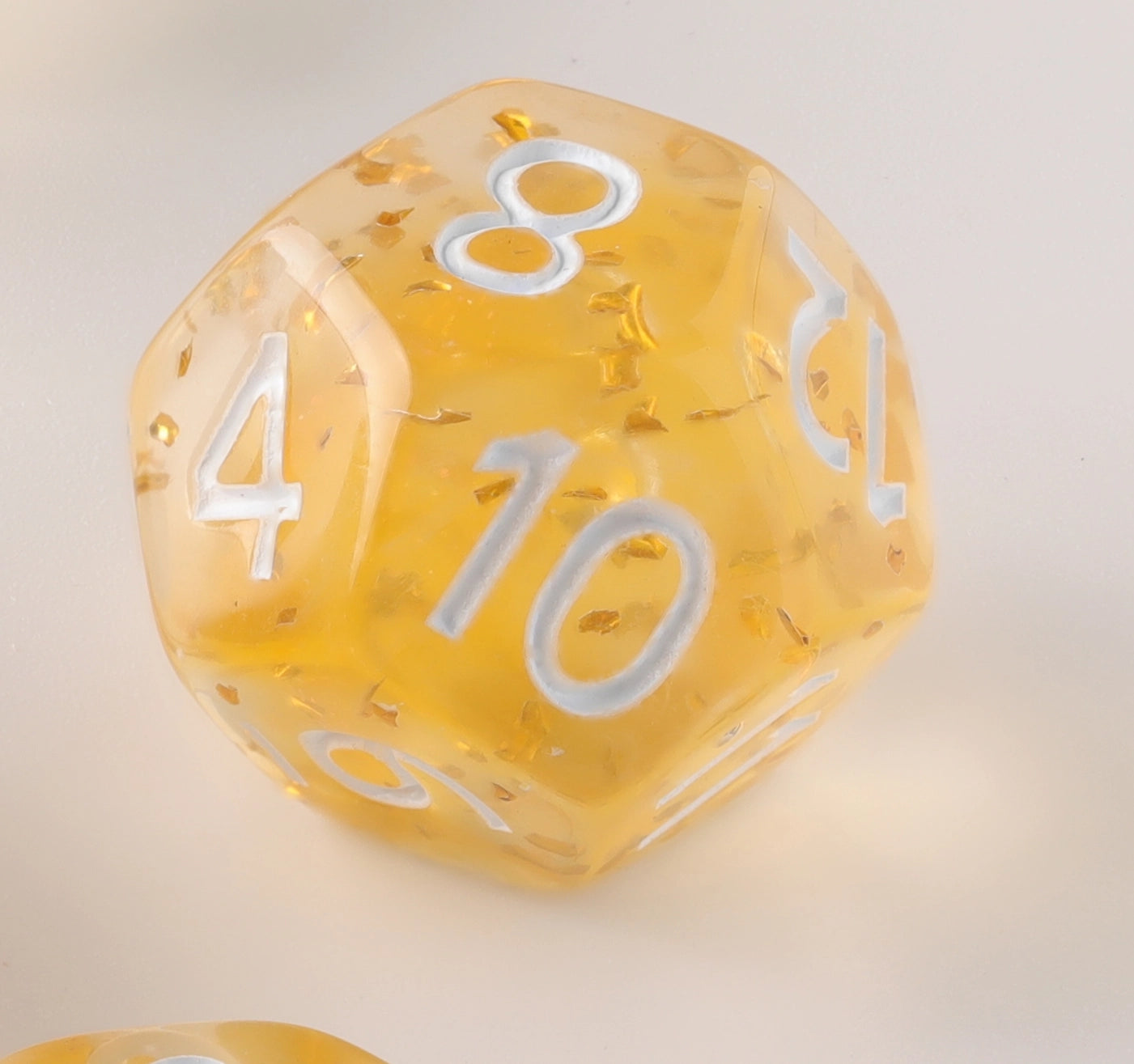 Yellow Floating Dungeons & Dragons Dice Set(DND Dice Set)