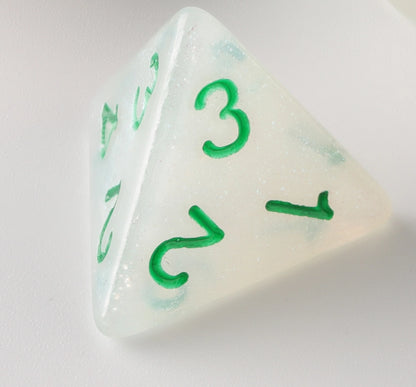 Semi-Transparent Eggshell Dungeons & Dragons Dice Set(DND Dice Set)