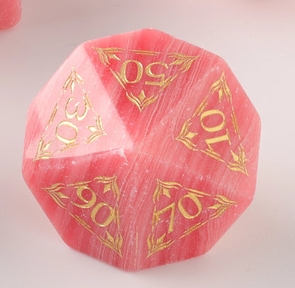 Amberstone Glow DND Dice Set for Dungeons & Dragons