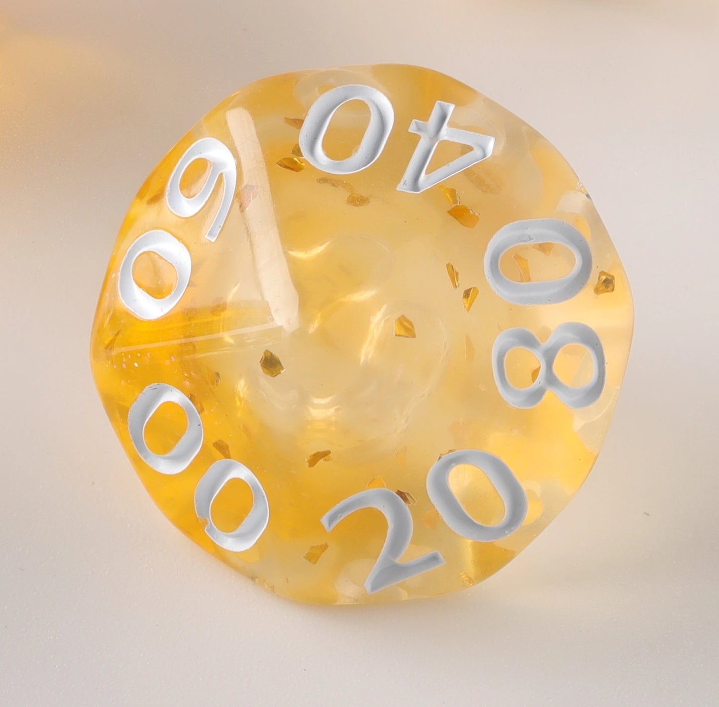 Yellow Floating Dungeons & Dragons Dice Set(DND Dice Set)