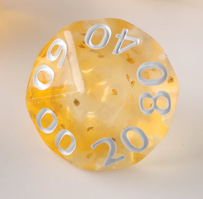 Yellow Floating Dungeons & Dragons Dice Set(DND Dice Set)