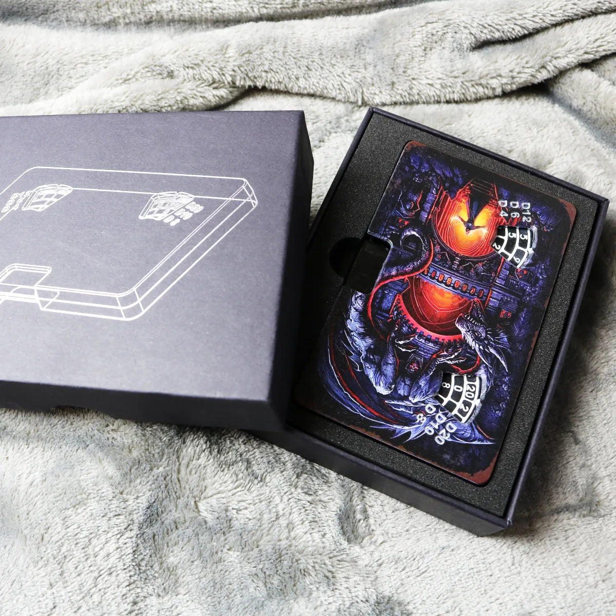 Dragon's Arcana: Rotating Unique DnD Dice Box - Unique Dice – DND Dice ...