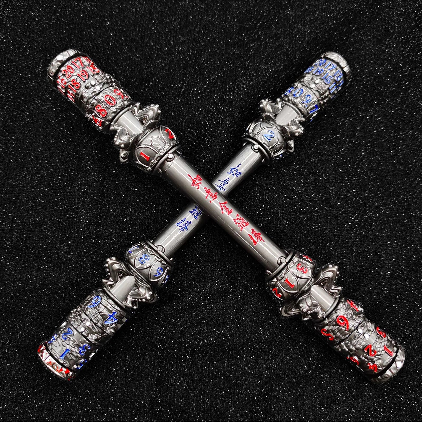 Ruyi Rod of Seven Fates DnD Dice of the Monkey King 7-in-1 Metal Spinner Dice - Unique Dice