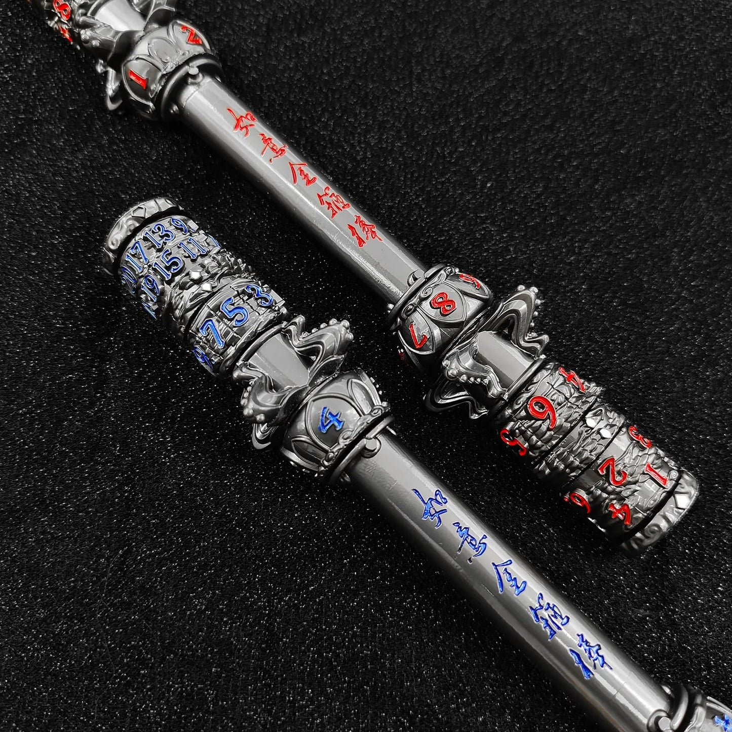 Ruyi Rod of Seven Fates DnD Dice of the Monkey King 7-in-1 Metal Spinner Dice - Unique Dice
