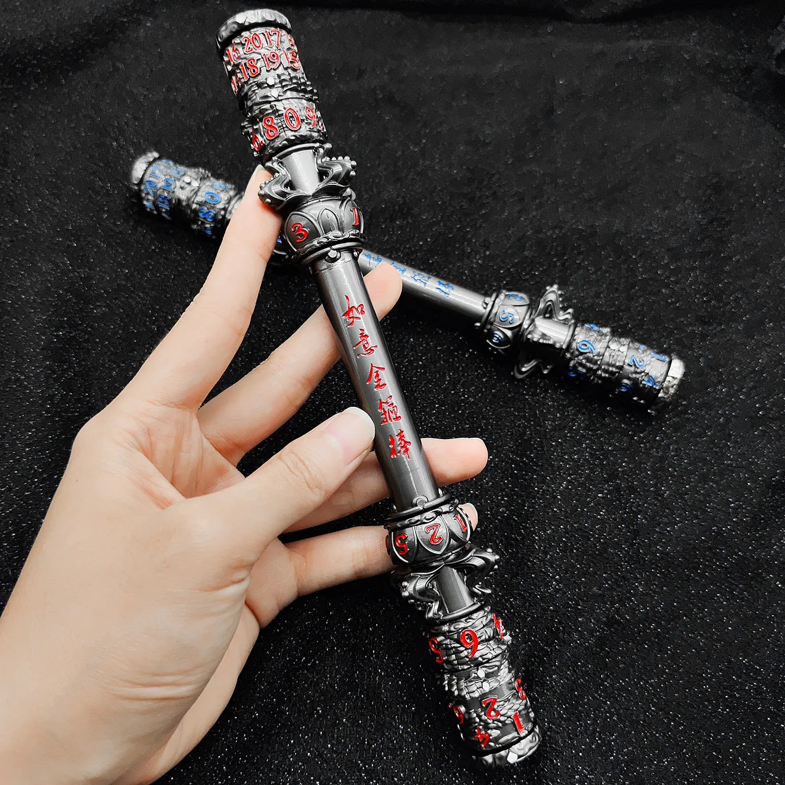 Ruby Rod Dnd Ruyi Rod of Seven Fates DnD Dice of the Monkey King 7-in-1 Metal Spinn ...