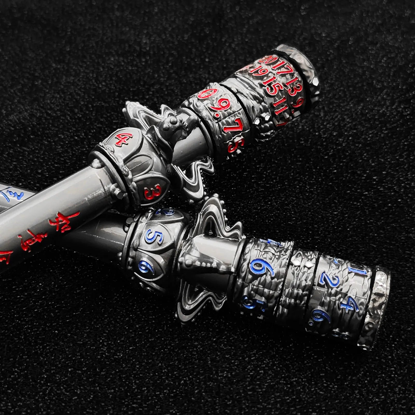 Ruyi Rod of Seven Fates DnD Dice of the Monkey King 7-in-1 Metal Spinner Dice - Unique Dice