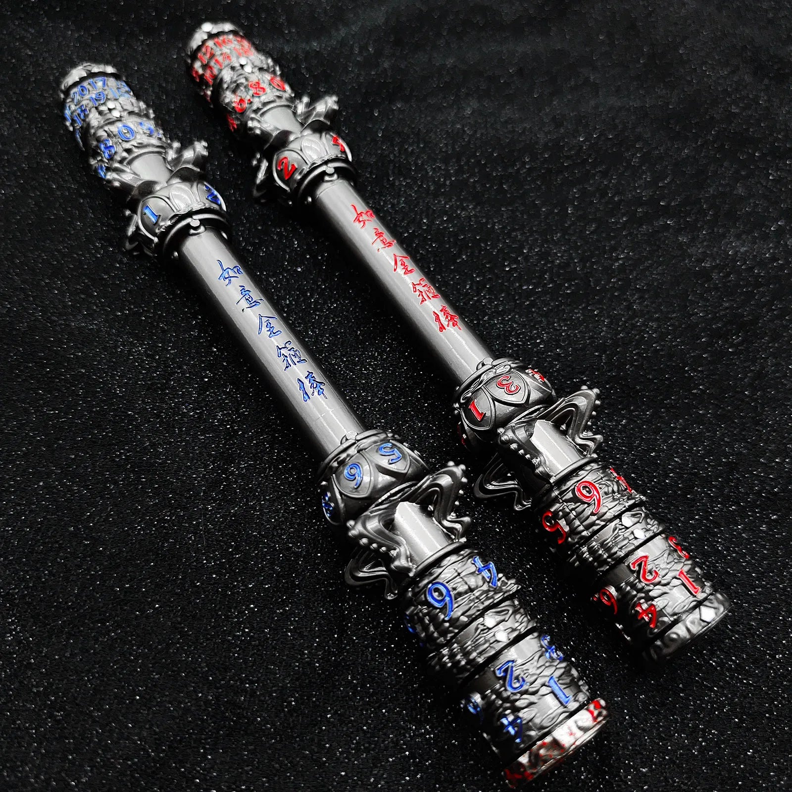 Ruyi Rod of Seven Fates DnD Dice of the Monkey King 7-in-1 Metal Spinner Dice - Unique Dice