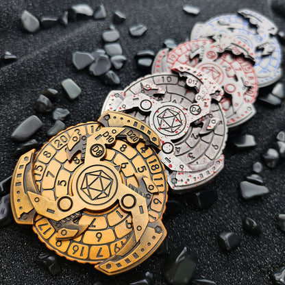 GearForged Spinner Dice Spin and Roll SpinRoller Fidget Spinner Dice