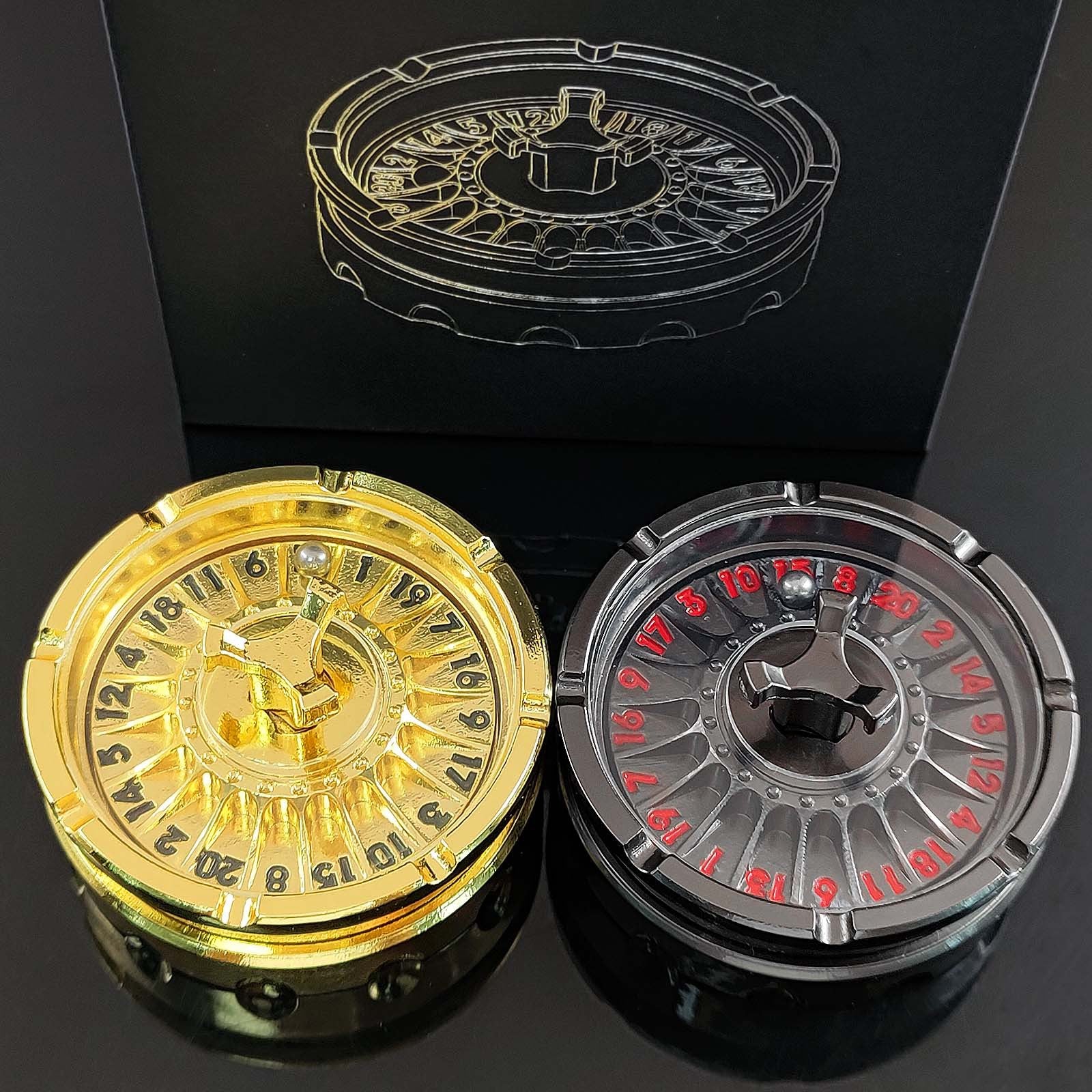 Revolver Roulette Unusual Dice Set - Roulette Wheel Dice