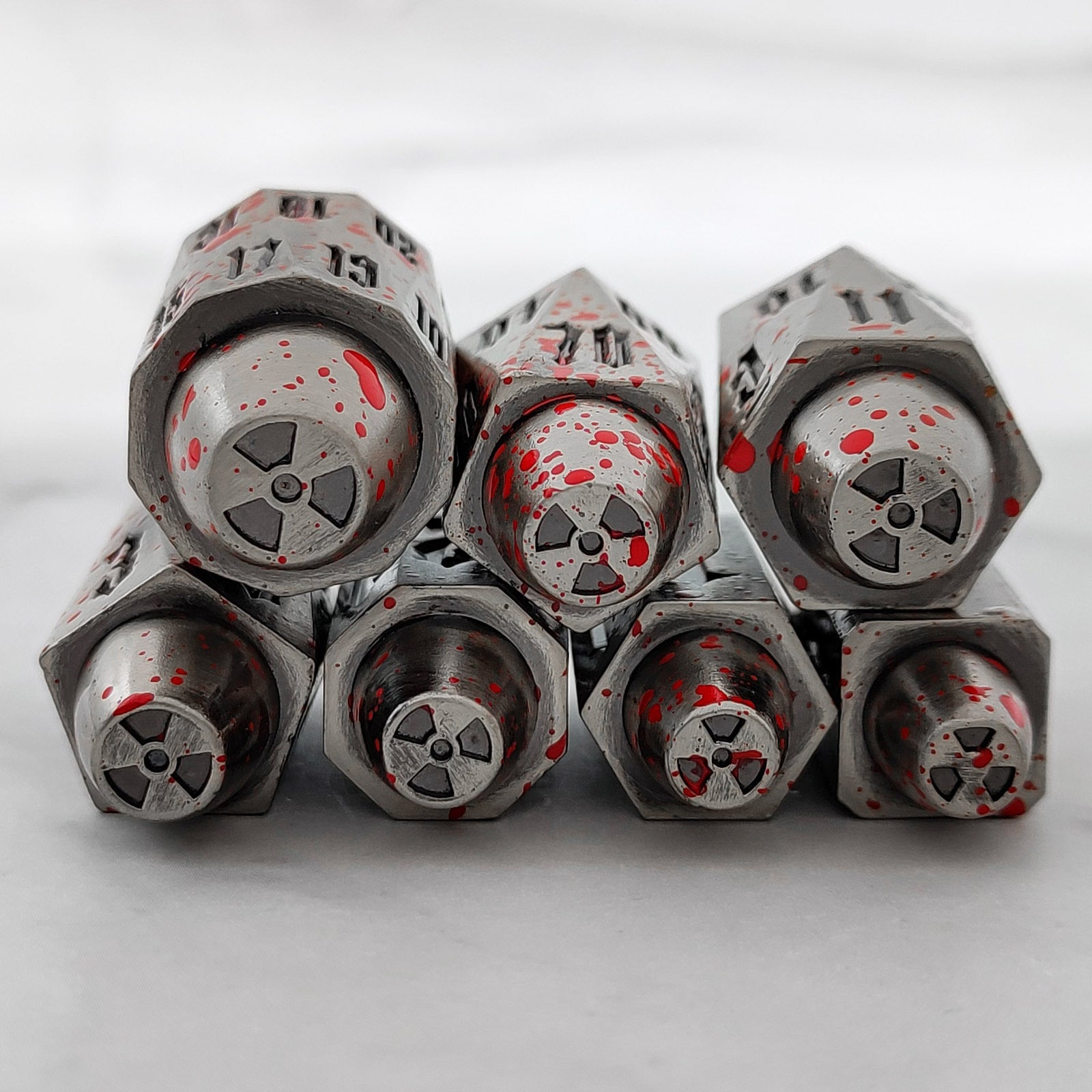 Bullet Spin DND Dice Set - Metallic Rollers Unique Dice