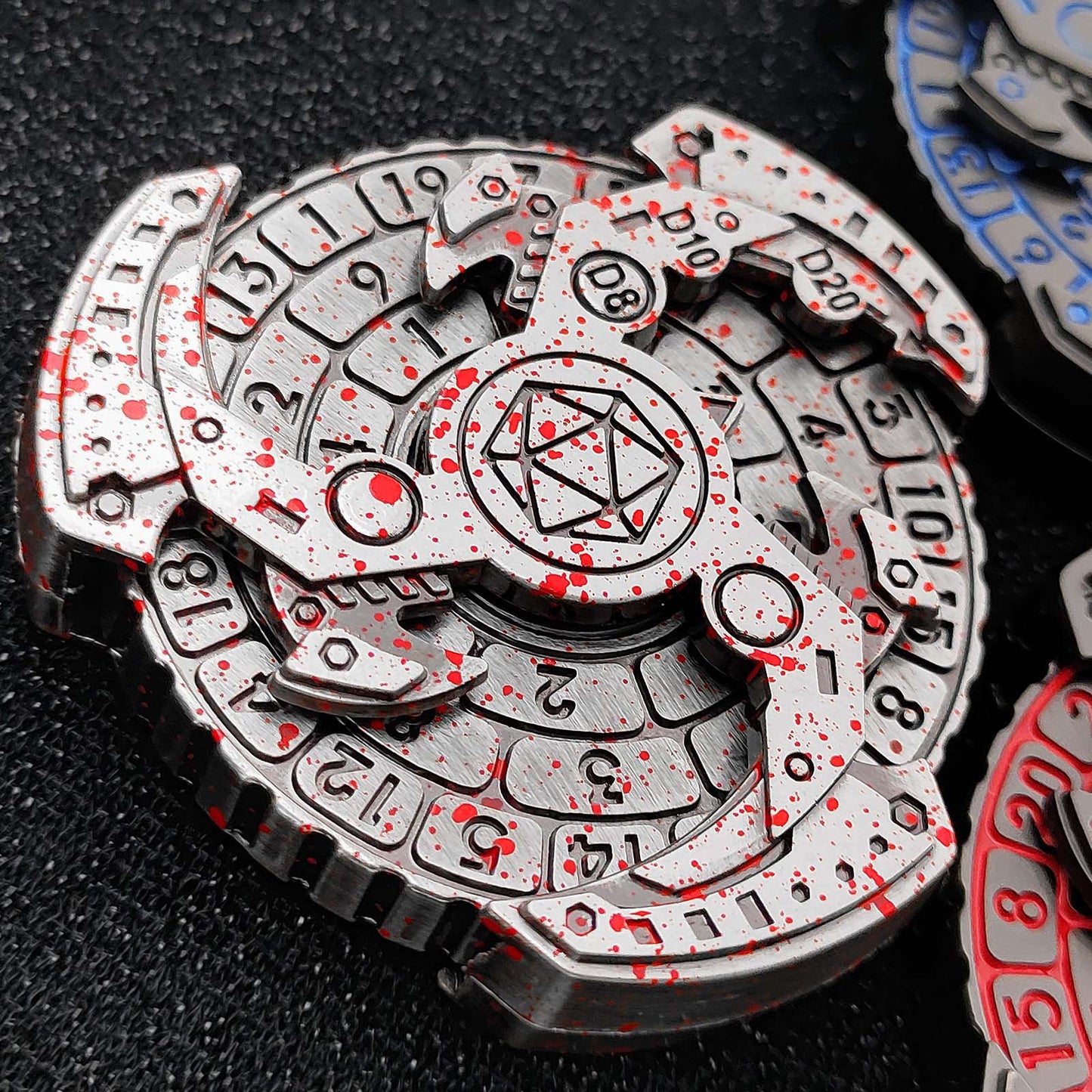 GearForged Spinner Dice Spin and Roll SpinRoller Fidget Spinner Dice