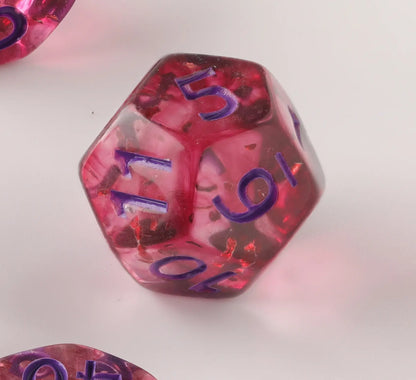 Rose petals Dungeons & Dragons Dice Set(DND Dice Set)