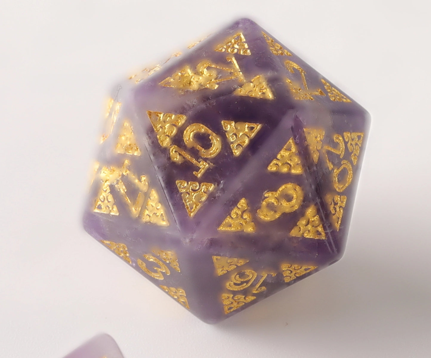 Amethyst Dice Set Drakonlore Chronicles Dungeons & Dragons Dice Set(DND Dice Set)