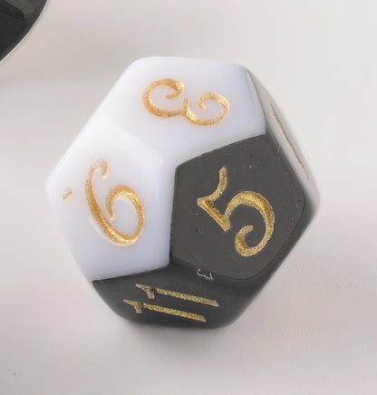 Yin Yang Harmony Dungeons & Dragons Dice Set(DND Dice Set)