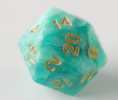 Green Smoke Dungeons & Dragons Dice Set(DND Dice Set)