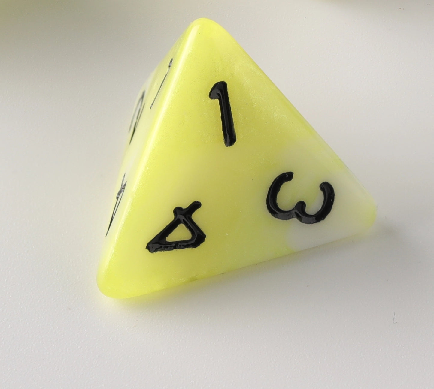 Yellow and White Gradient Dungeons & Dragons Dice Set(DND Dice Set)