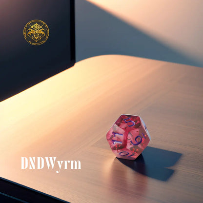 Rose petals Dungeons & Dragons Dice Set(DND Dice Set)