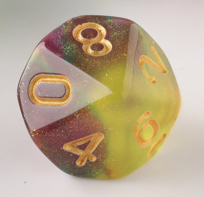 Phosphorescent Grove Dungeons & Dragons Dice Set(DND Dice Set)