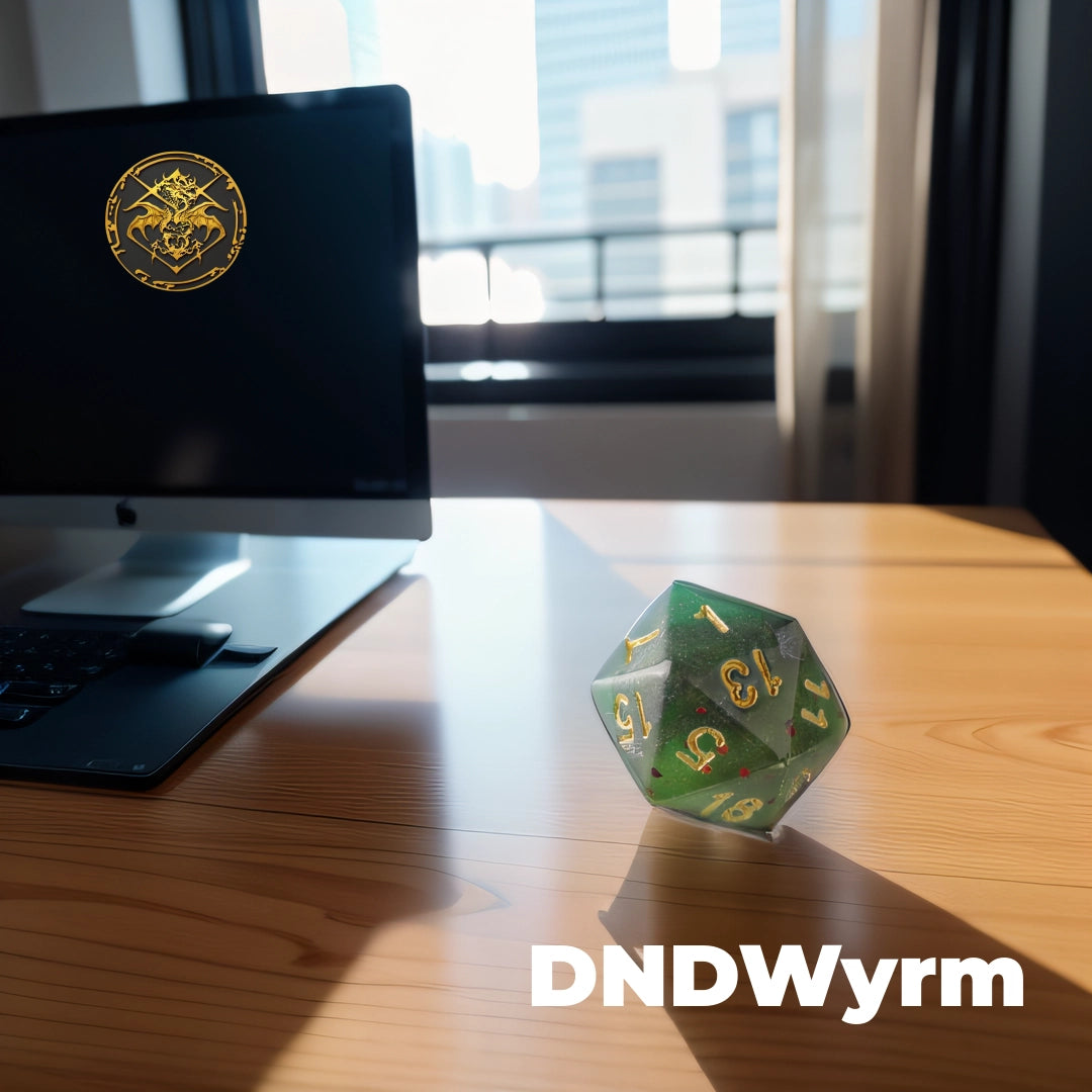 Verdant Nebula Dungeons & Dragons Dice Set(DND Dice Set)