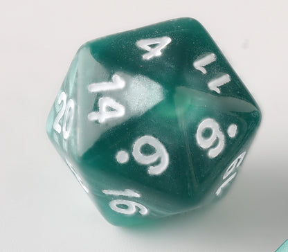 Deep Emerald Frost Dungeons & Dragons Dice Set(DND Dice Set)