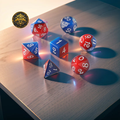 Rose Ocean Dungeons & Dragons Dice Set(DND Dice Set)