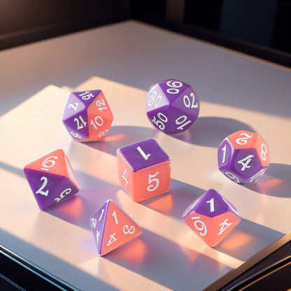 Purple Haze Dungeons & Dragons Dice Set(DND Dice Set)