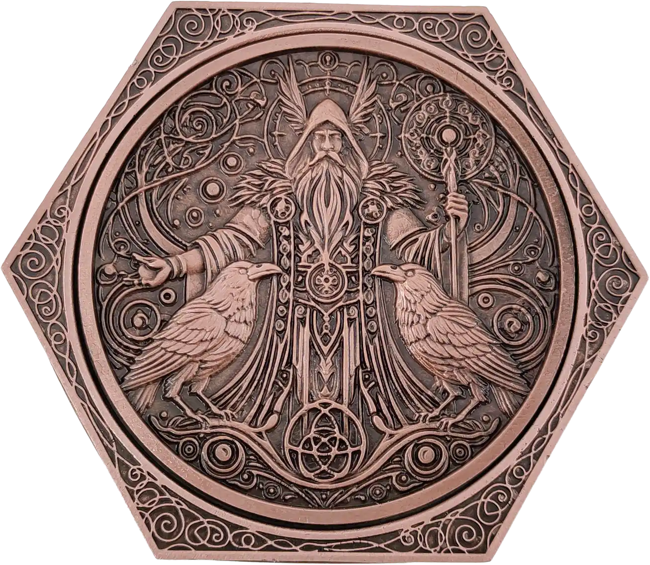 Chromatic Dragon's Fortune Dial - Multi-Function D&D Metal Dice with Rotating Dials & Number Wheel