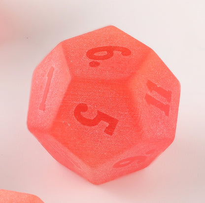 Ruby Mist Glass Dungeons & Dragons Dice Set(DND Dice Set)