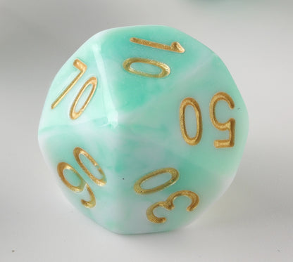 Green Smoke Dungeons & Dragons Dice Set(DND Dice Set)