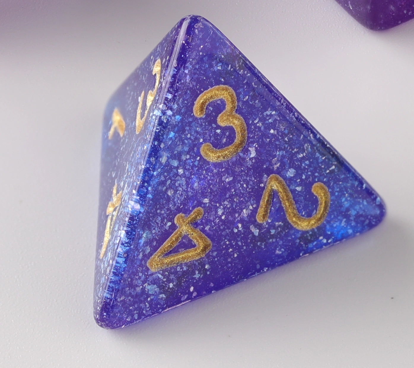 Galactic Amethyst Dungeons & Dragons Dice Set(DND Dice Set)