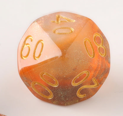 Sunset Glow Dungeons & Dragons Dice Set(DND Dice Set)