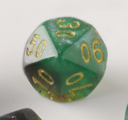 Verdant Nebula Dungeons & Dragons Dice Set(DND Dice Set)